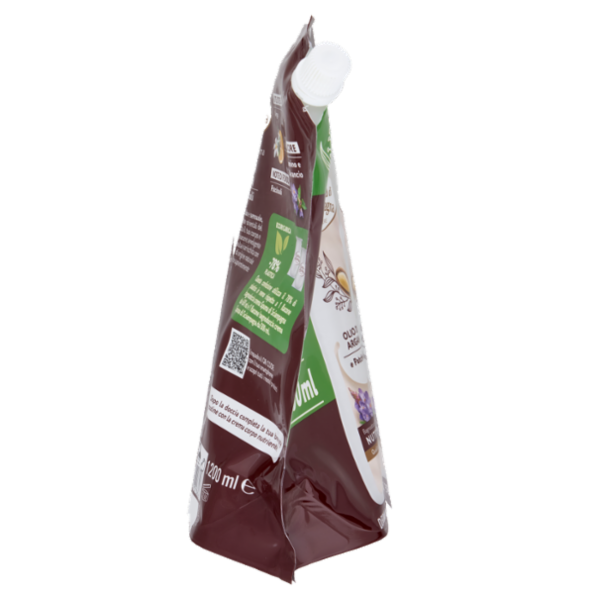 Spuma di Sciampagna Benessere Bagnodoccia crema Nutriente Olio di Argan e Patchouli Ecoric. 1200 ml