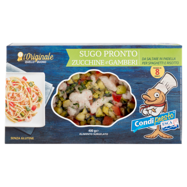 Esca Condipresto Sugo Pronto Zucchine e Gamberi 400 g