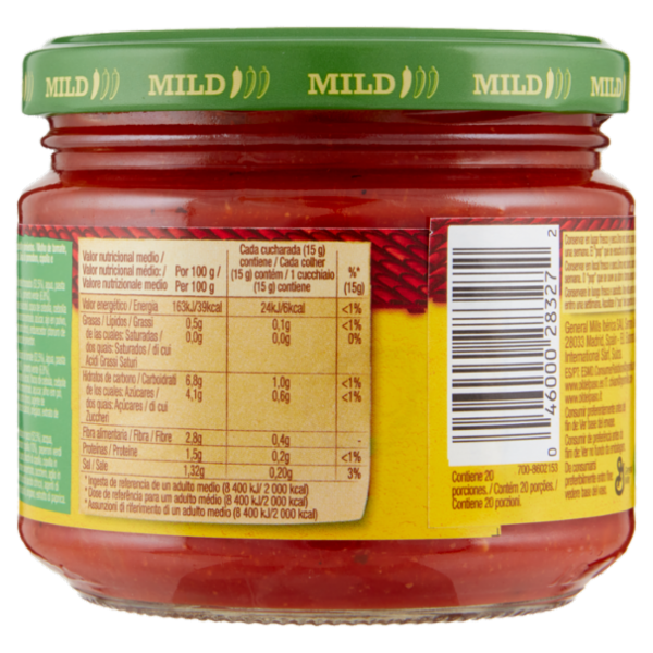 Old El Paso Salsa Dip Mild 312 g