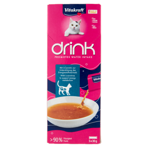Vitakraft drink salmone + L-Carnitin 5 x 30 g