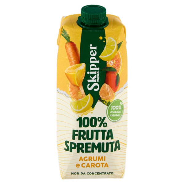 Zuegg Skipper 100% Frutta Spremuta Agrumi e Carota 750 ml
