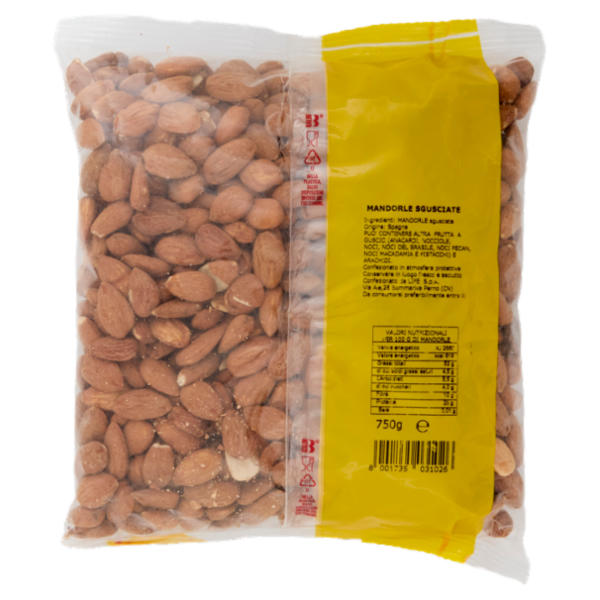 life Mandorle Sgusciate 750 g