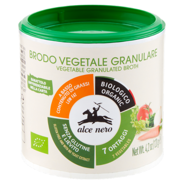 alce nero Brodo Vegetale Granulare 120 g