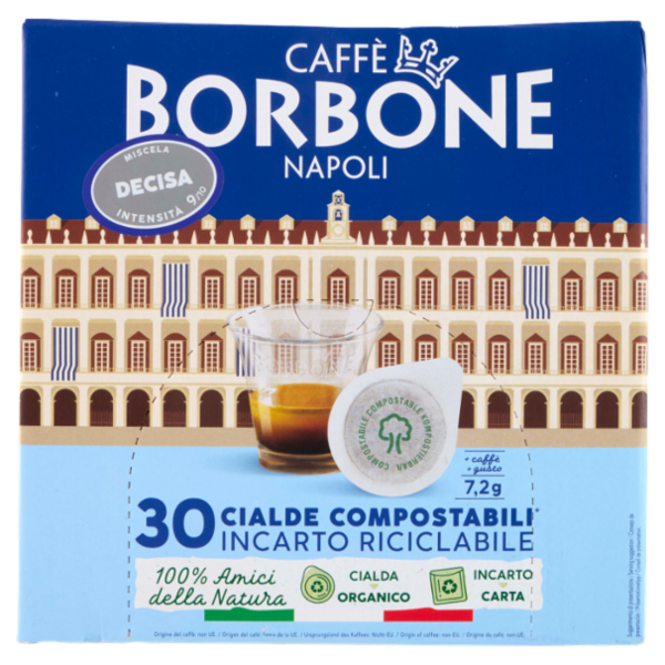 Caffè Borbone Miscela Decisa Cialde Compostabili* 30 x 7,2 g