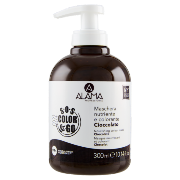 Alama Professional S.O.S. Color & Go Maschera nutriente e colorante Cioccolato 300 ml