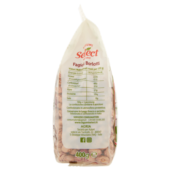 Select Selezioni dall'Italia Fagioli Borlotti 400 g