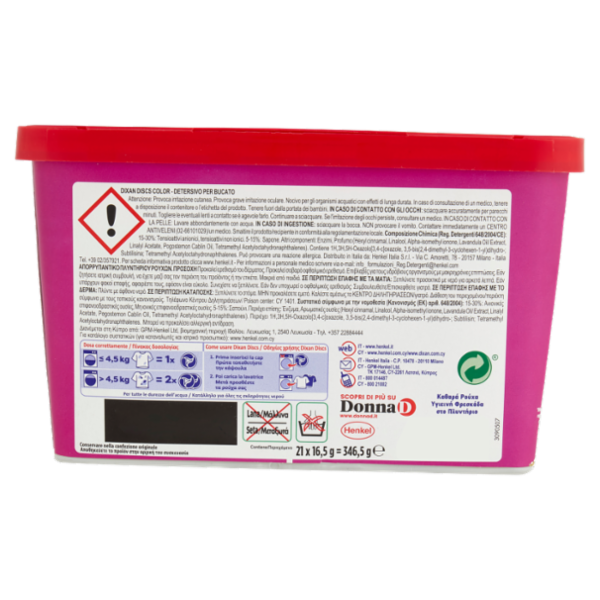 DIXAN Discs Color 21pz (346,5g)