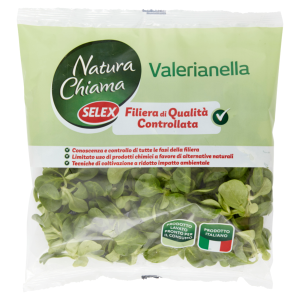 Selex Natura Chiama Valerianella Lavata e Pronta per il Consumo 80 g
