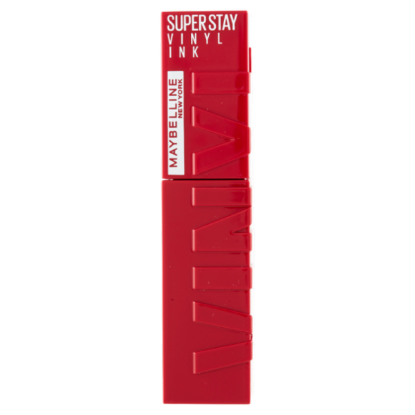 Maybelline New York SuperStay Vinyl Ink Rossetto Liquido a Lunga Tenuta, 50 Wicked