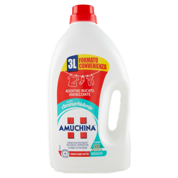 Amuchina Additivo Bucato Igienizzante con Ammorbidente 3 L