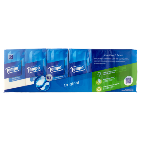 Tempo Original Fazzoletti 4 veli 18 pz