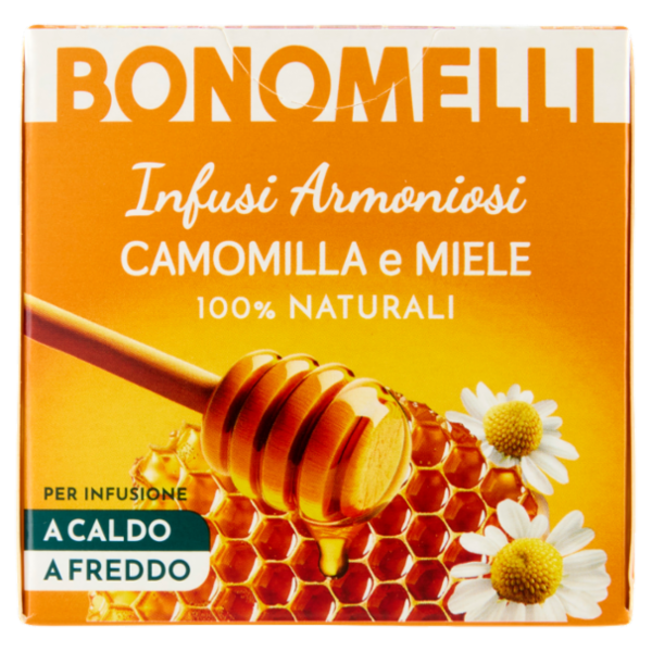 Bonomelli Infusi Armoniosi 100% Naturali Camomilla e Miele 12 filtri 24 g