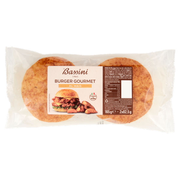 Bassini Burger Gourmet al Mais 2 x 82,5 g