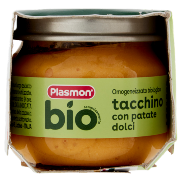Plasmon semplicemente bio tacchino con patate dolci 2 x 80 g