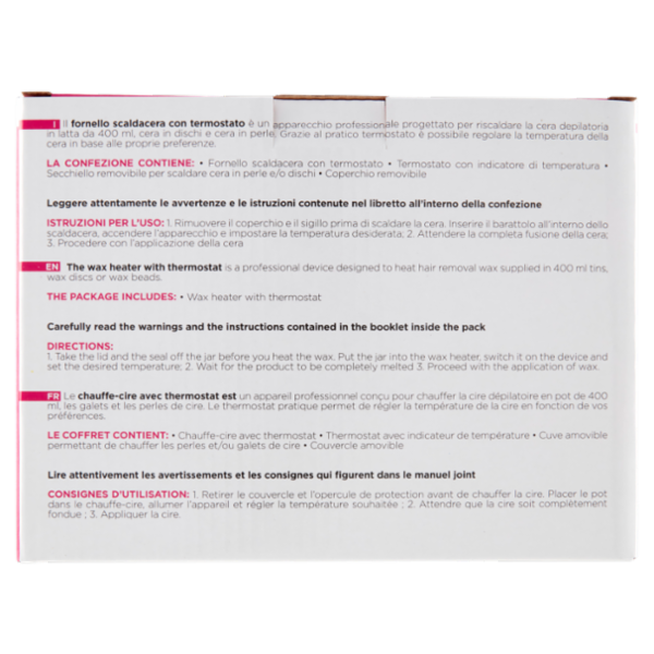 Naturaverde Pro Fornello Scaldacera con Termostato