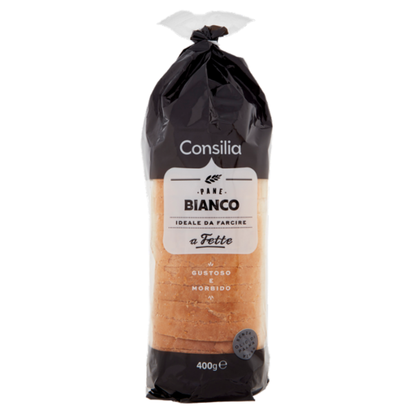 Consilia Pane Bianco a Fette 400 g