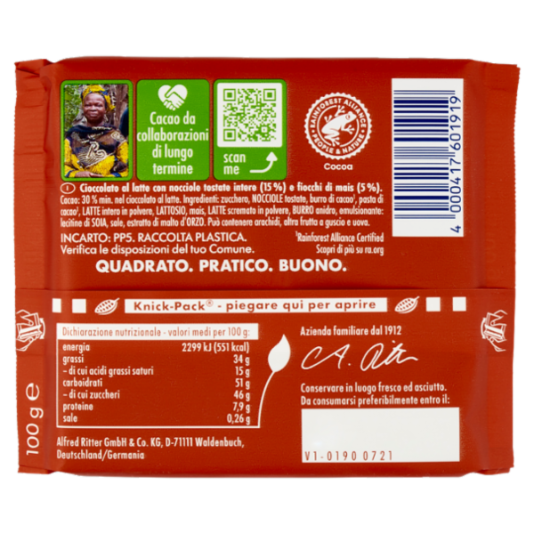 Ritter Sport Nuts & Flakes 100 g