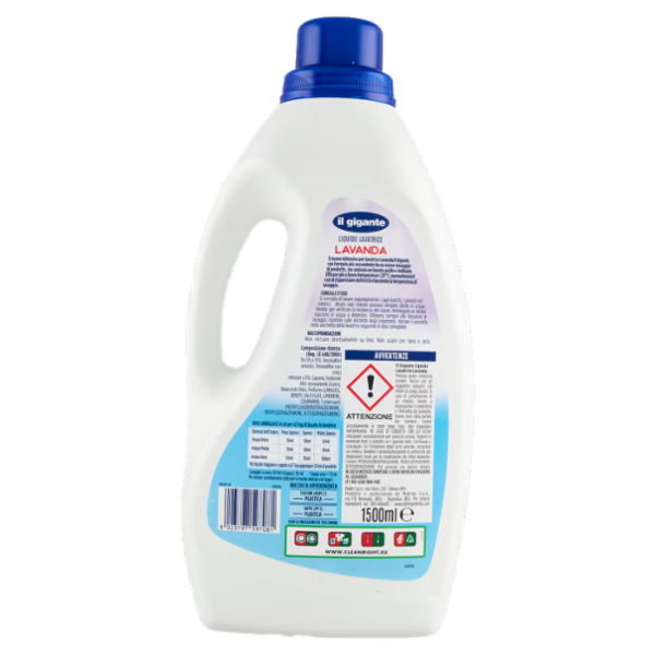 IL GIGANTE Liquido Lavatrice Lavanda 1500 ml
