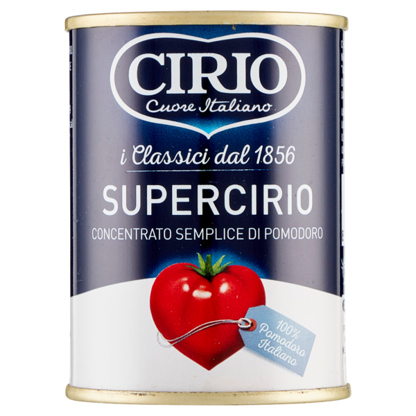 Cirio I Classici dal 1856 Supercirio Concentrato Semplice di Pomodoro 140 g