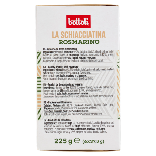 bottoli la Schiacciatina Rosmarino 6 x 37,5 g