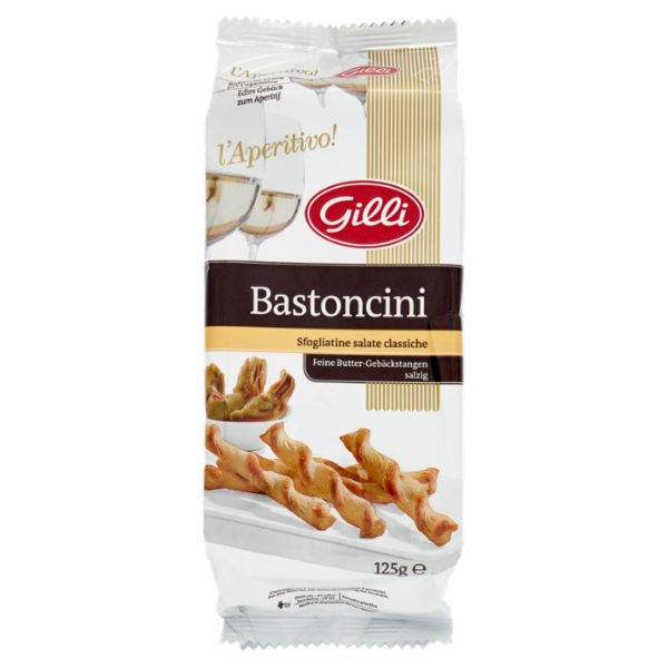 Gilli l'Aperitivo! Bastoncini Sfogliatine salate classiche 125 g
