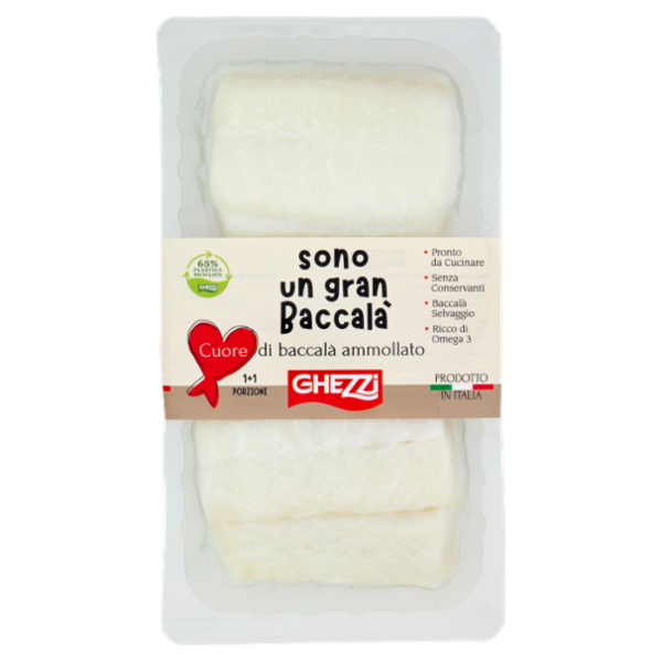 Ghezzi Cuore di baccalà ammollato 0,300 kg