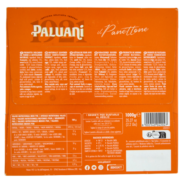 Paluani il Panettone 1000 g