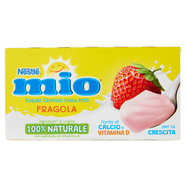 NESTLÉ MIO Yogurt Cremoso Senza Pezzi Fragola 2x125g