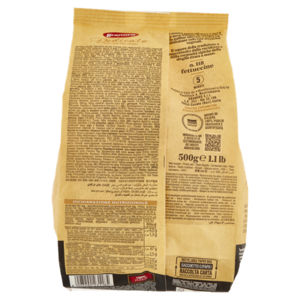 granoro Dedicato all'uovo n.118 fettuccine 500 g