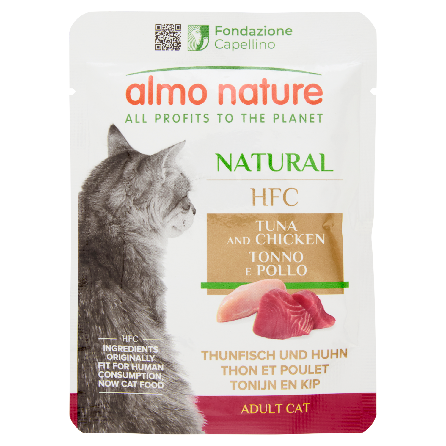 Almo Nature Natural HFC Tonno e Pollo Adult Cat 55 g