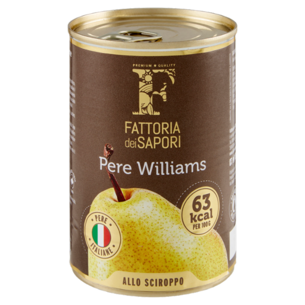 Fattoria dei Sapori Pere Williams allo Sciroppo 420 g