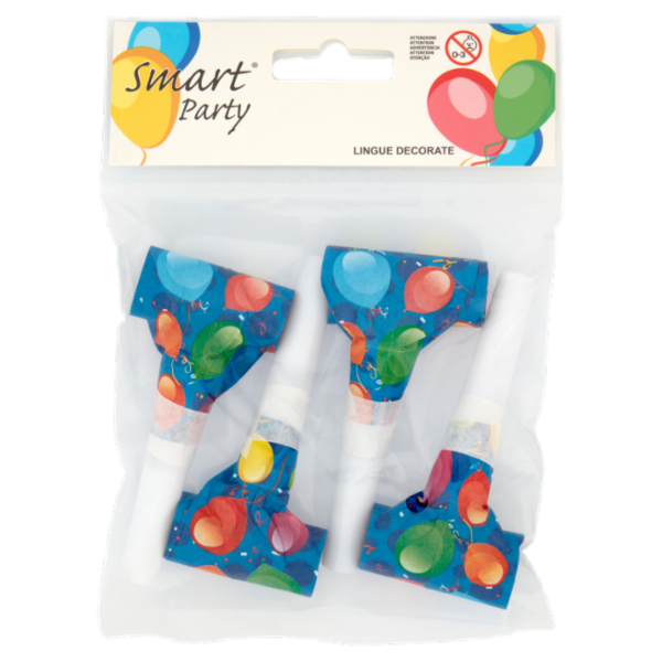 Smart Party Lingue Decorate 4 pz