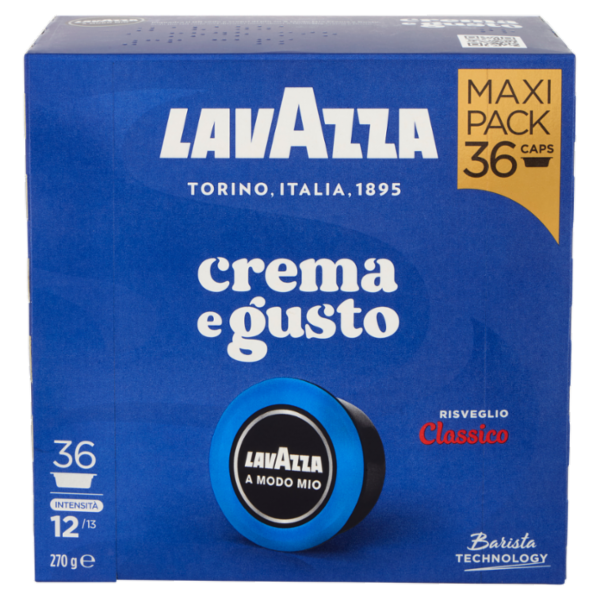 Lavazza A Modo Mio crema e gusto Classico 36 Capsule 270 g