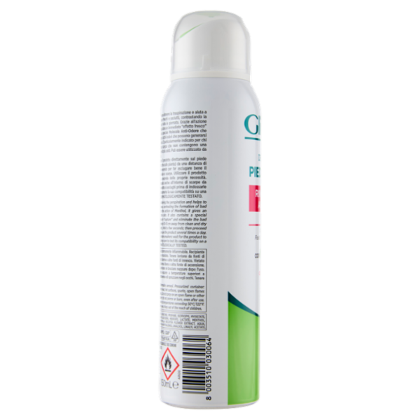 Glicemille Deodorante Piedi & Scarpe Rinfrescante Anti-Odore con Mentolo 150 mL
