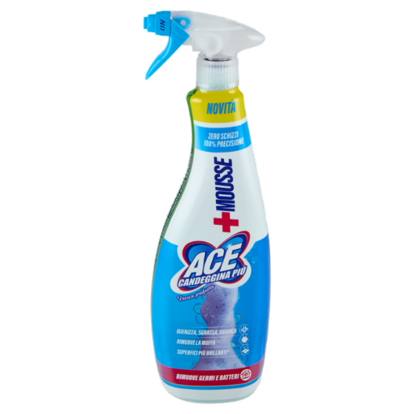 Ace Candeggina Più +Mousse Fresco profumo 690 ml