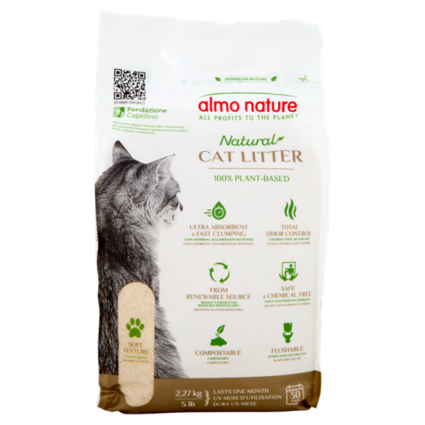 almo nature Natural Cat Litter 100% Plant-based 2,27 kg