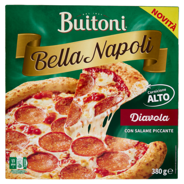 Buitoni Bella Napoli Diavola Pizza surgelata 380 g