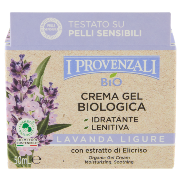 I Provenzali Bio Crema Gel Biologica Lavanda Ligure 50 mL