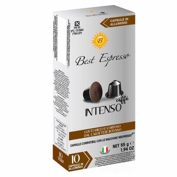 Best Espresso Caffe' Intenso 10 Capsule compatibili Nespresso 55g