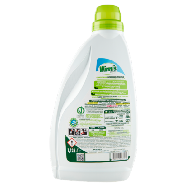 Winni's Naturel Lavatrice Aleppo e Verbena 25 Lavaggi 1,125 l