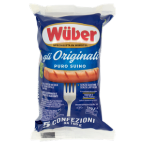 Wüber Gli Originali Puro Suino 5 x 100 g