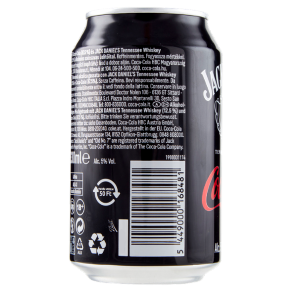 Jack&Coke lattina 33 cl