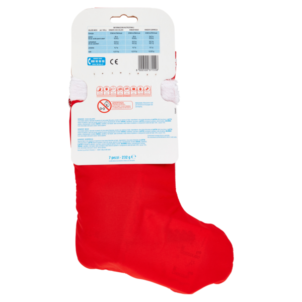 Kinder Calza Miraculous 7 pezzi 232 g