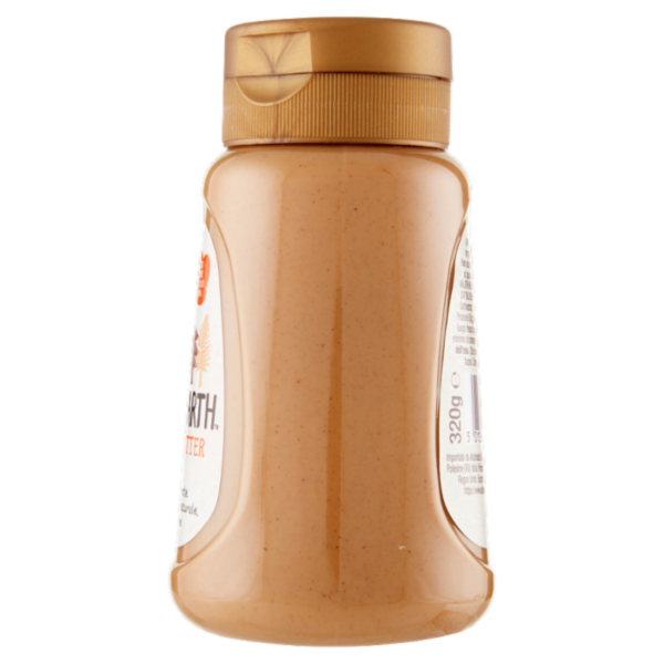 WHOLE EARTH Burro di Arachidi Cremoso, Crema Spalmabile Senza Glutine, Vegan, Bottiglia Squeeze 320g