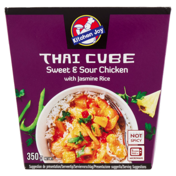 Kitchen Joy Thai Cube Sweet & Sour Chicken with Jasmine Rice 350 g