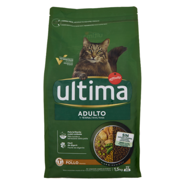 ultima Cat Adulto 1-10 Anni con Pollo 1,5 kg