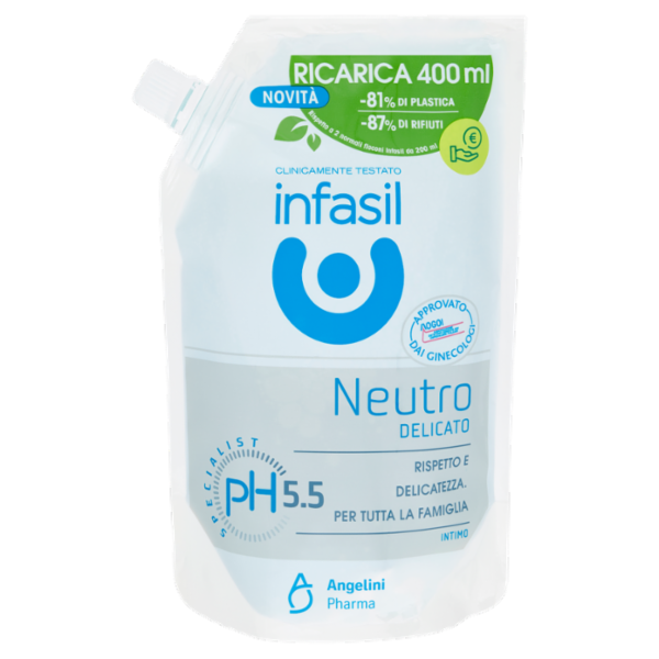 infasil pH Specialist 5.5 Intimo Neutro Delicato Ricarica 400 ml