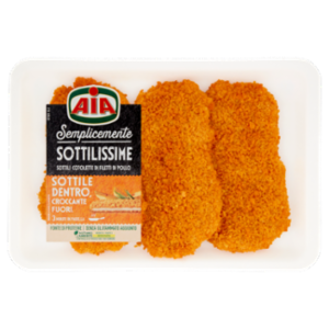 Aia Semplicemente Sottilissime Sottili Cotolette Di Filetti Di Pollo 0,210 Kg