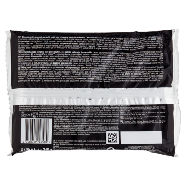 Sheba Selezione Cibo Umido Gatto in Salsa Selezione del Mare 4 x 85g