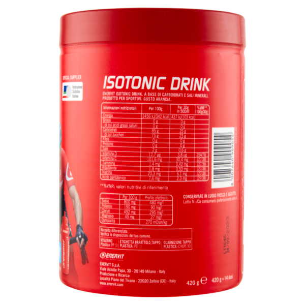Enervit Isotonic Drink Orange Flavour 420 g